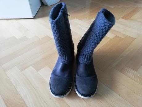 Mírně zateplené kozačky, geox,34
