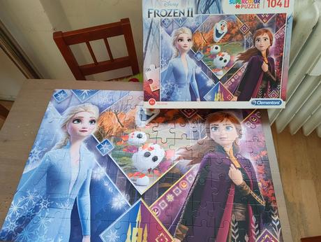2x puzzle elsa a na vlásku, 