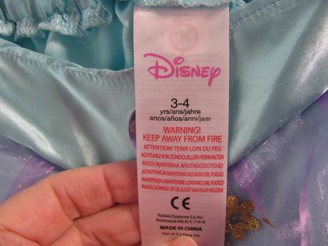 Kostým princezna jasmína z pohádky o aladinovi, 