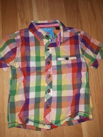 Kostkovaná košile next vel 92, next,92