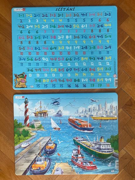 Puzzle - více druhů, krásné, kvalitní a top stav,