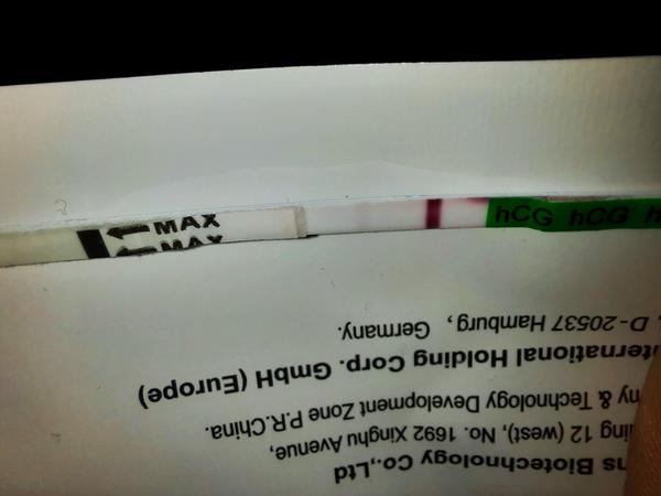 Pravá čárka na těhotenském testu na 11 DPO?