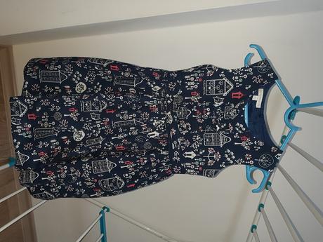 Krásné šatičky, šaty s domečky a kytičkami, rocha.little.rocha,110