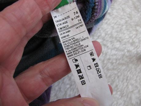 Fleecová souprava-čepice+šála benetton, benetton,74