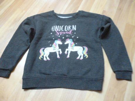 Mikina jednorožec 7-8, primark,128