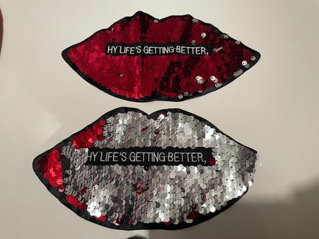 Otáčecí flitrové obrázky k našití,