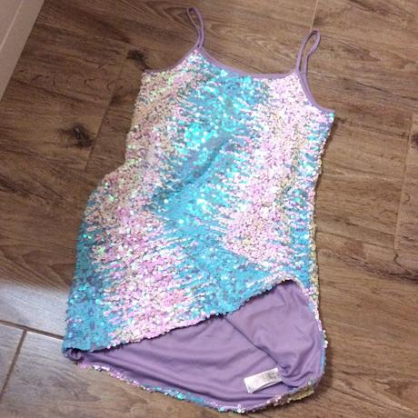 Slavnostní šaty s překlápěcími flitříky, f&f,164