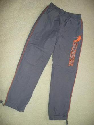 Šusťákové kalhoty podšité fleesem 140-152, 146