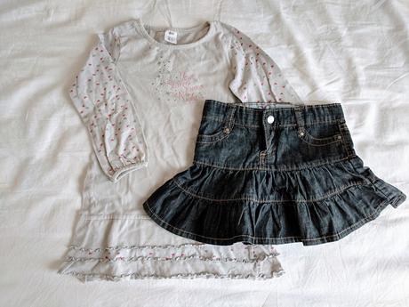 Sukýnka a noční košile reserved, 86–98