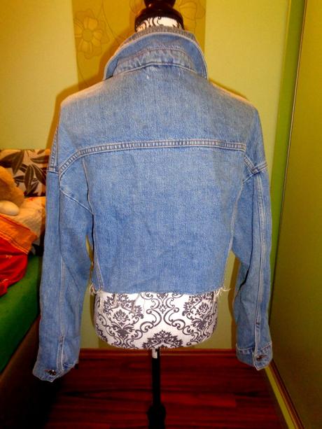 Moderní měkoučká riflová bunda, topshop,m