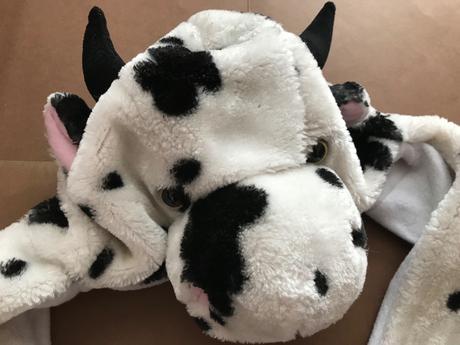 Čepice zimní se šálou,