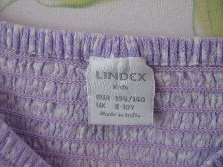 Letní fialová halenka crop top lindex, lindex,140