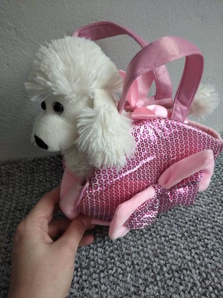 Plyšový pes v tašce, 