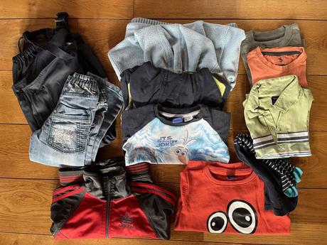 Set oblečení pro kluky - 11ks, vel. 2-4 roky, 104–116