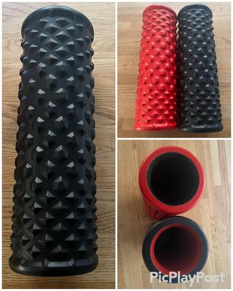 Masážní válec & roller decathlon - černý,