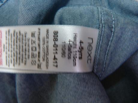 Bavlněná košile vel. 110, next,110