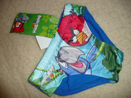 Plavky kluk angry birds rio vel 110 -140 4-10let, 104 - 140