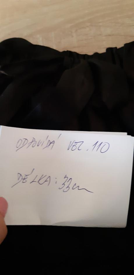 Černá tutu sukně vel. 110, 110