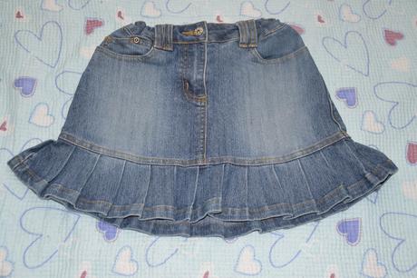 128 134 140 146 elastická džínová sukně s kanýry, alibi,134