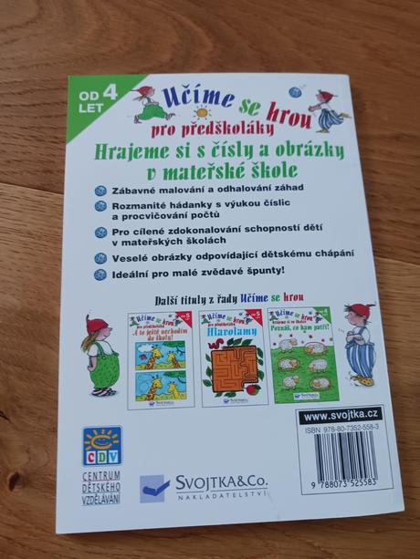 Sešit učíme se hrou pro předškoláky, 