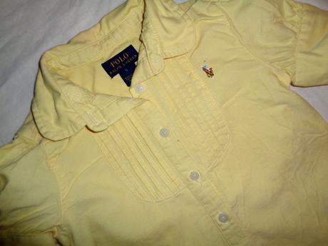Luxusní žlutá košile polo ralph lauren, ralph lauren,110