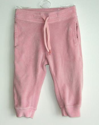 W110 sametkové dívčí tepláky vel. 80, dkny,80