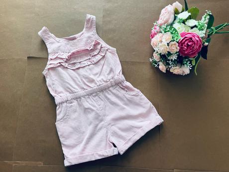 Overálek letní s proužky - v.9/12 měs, 80