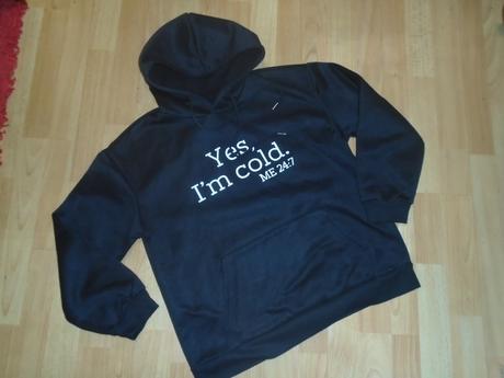 Mikina i am cold vel s/m, m