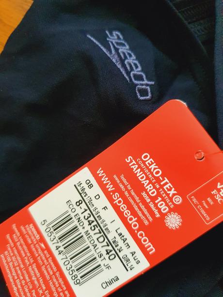 Dívčí sportovní jednodílné plavky 170, speedo,170