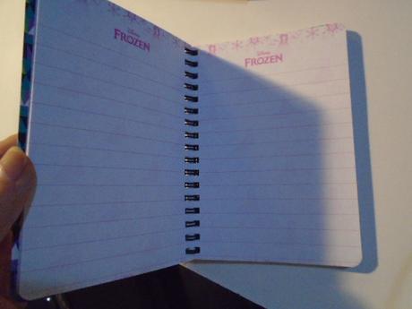 Sešit notes linky frozen elsa anna,