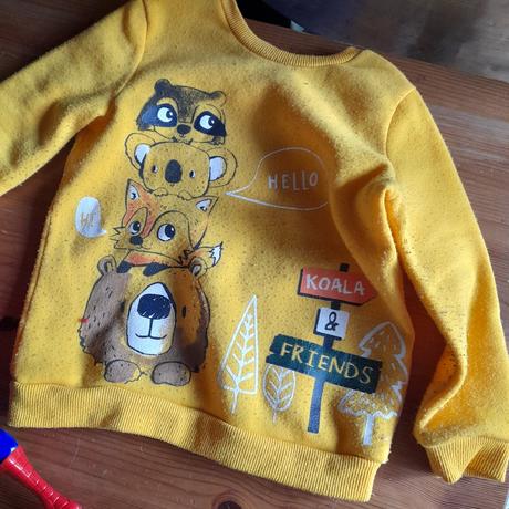 Žlutá krásná mikina s flísem pepco, pepco,86