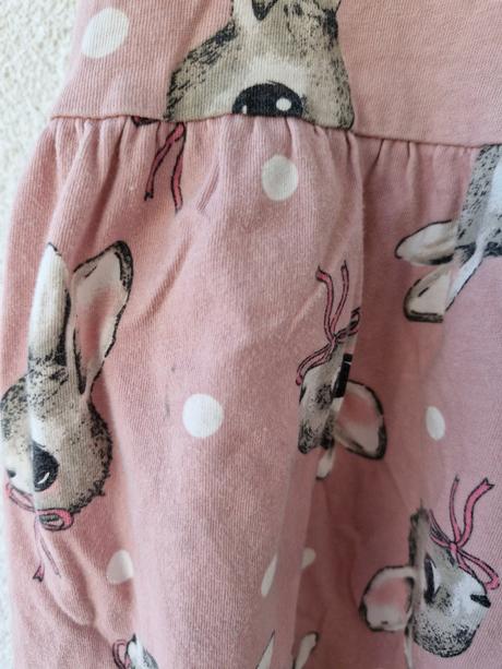 Šaty s králíčky, h&m,122