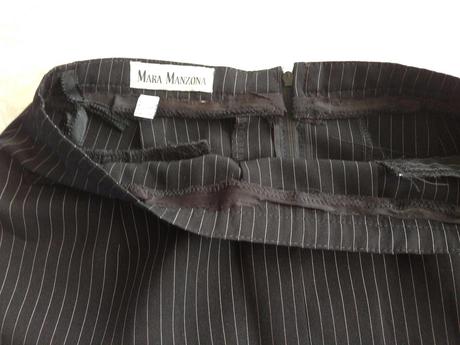 Černá elegant byznys sukně mara manzona vel.s/36, s