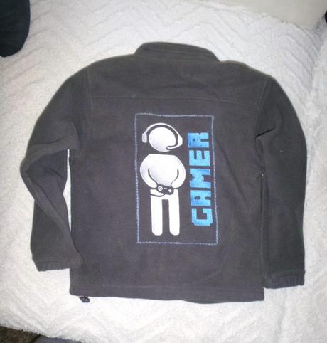 Gamer mikina kluk - vel.122-128 - nová, 122 / 128 / 134