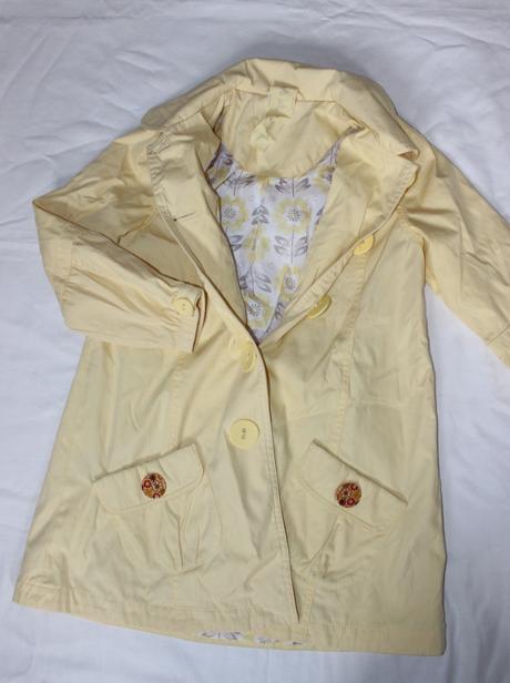 036. krásný žlutý kabátek-baloňák 7-8 let, george,128