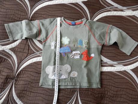 Triko dlouhý rukáv les, tu,98