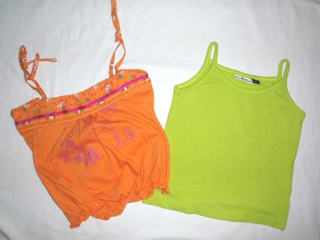 Krátké lambádové letní topíky nad pupík, st. bernard,128