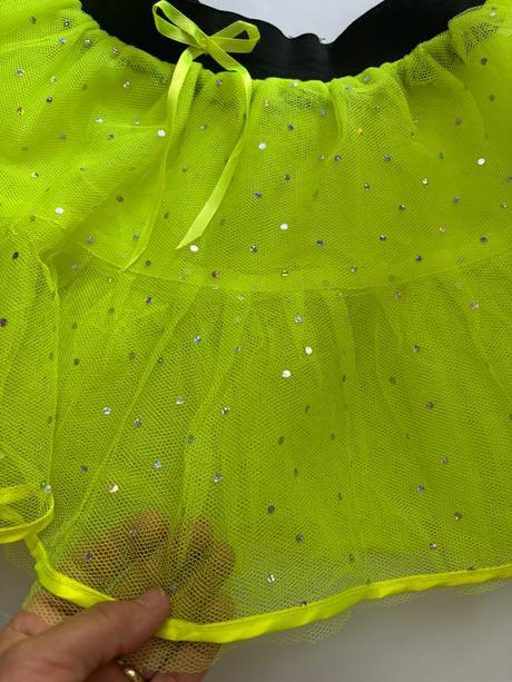 An7/ sukně tylová neonová - v.cca 6/8 let, 128