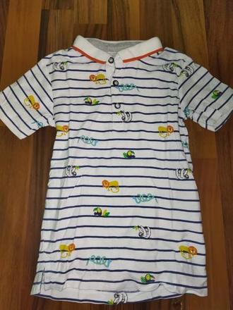 Bílé polotričko se zvířátky 116 matalan, matalan,116