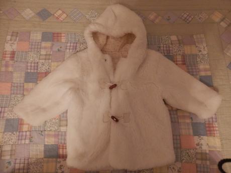 Krémový kožíšek mayoral, vel. 24 m, mayoral,92