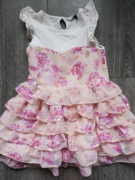 Volánkové šatičky, george,104