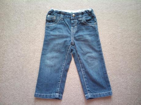 Tmavě modré rifle dětské, c&a,80