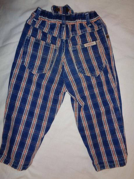 Pěkný komplet riflí a trička  - vel. 86, c&a,86