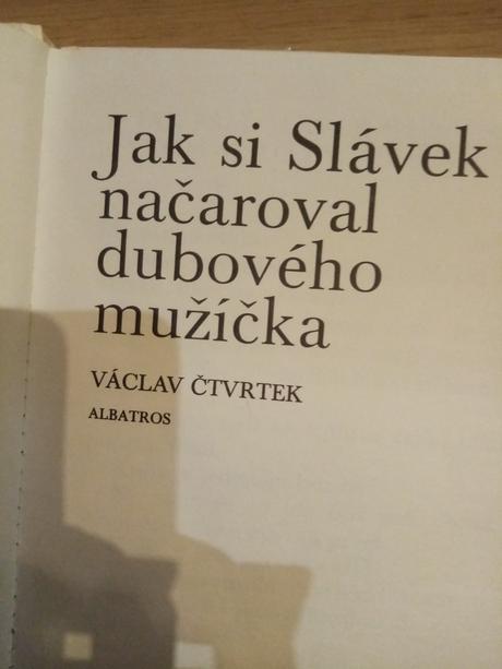 Knížka jak si slávěk načaroval dubového mužíčka, 