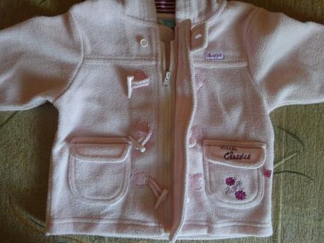 Fleesový kabátek s kapucí, vel.74, 74