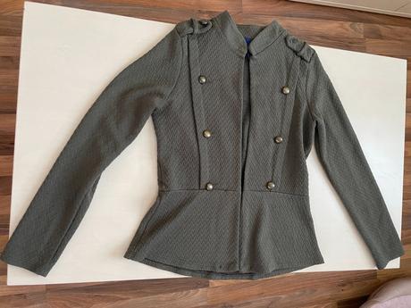 Khaki sako / chybí knoflí, vel není cca m, next, next,m