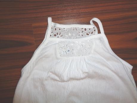 Luxusní sněhově bílé vzdušné šaty, old navy,128