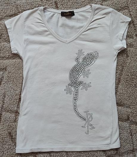 Tričko ještěrka bílé, s