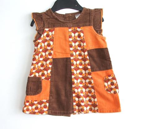 P98 manšestrové šaty vel. 68, next,68