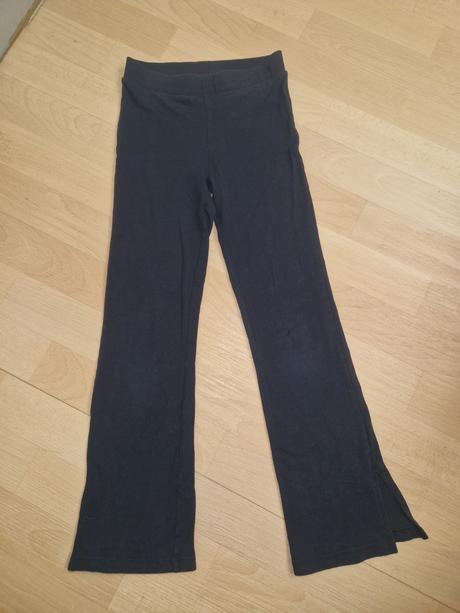 Legíny zvonáče černé hm, h&m,140